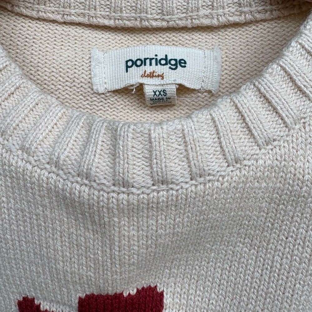 Anthropologie Porridge Western Jolene Pullover Jumper Dog πΆ Sweater - Picture 3 of 7